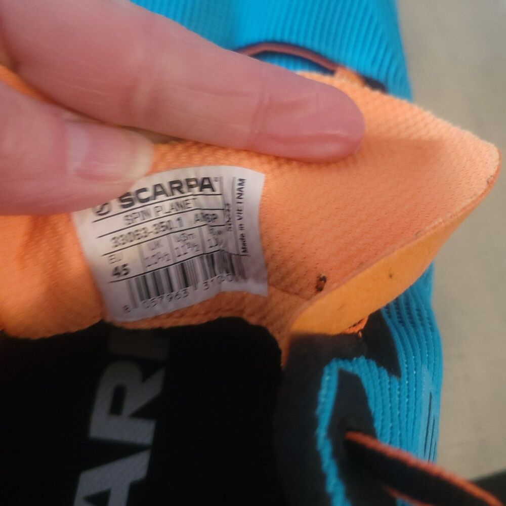 Scarpa Spin Planet Running Shoe - Unisex Men 11.5 Women 12.5 Trail Shoes - Picture 9 of 11